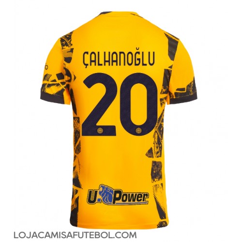 Camisa de Futebol Inter Milan Hakan Calhanoglu #20 Equipamento Alternativo 2024-25 Manga Curta